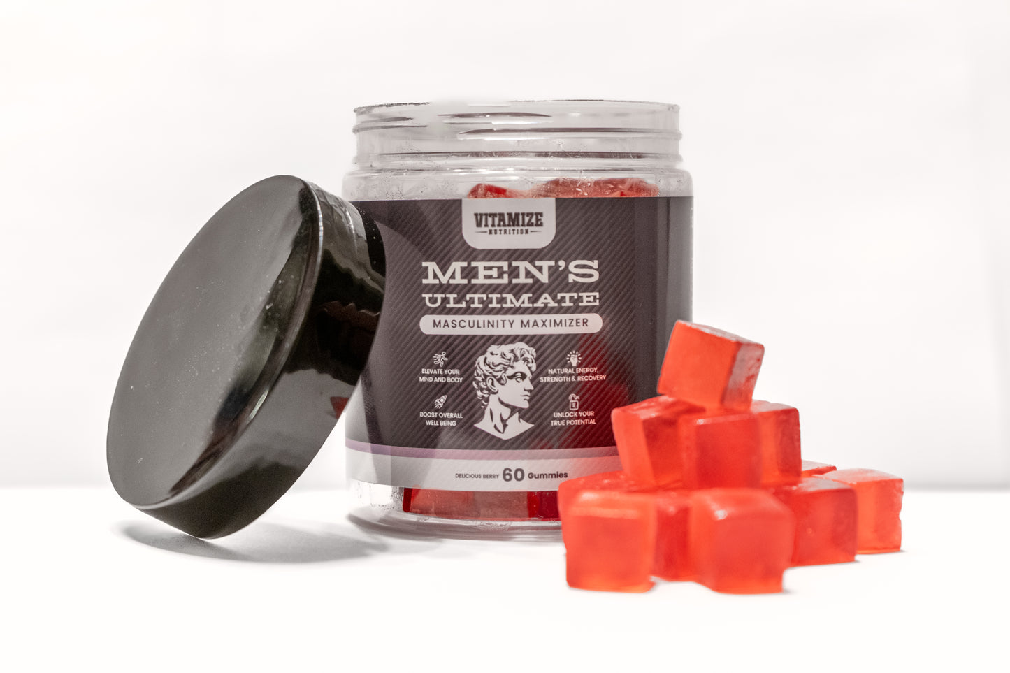 Men’s Ultimate Masculinity Maximizer Gummies – Vitality & Wellness Support (60ct)